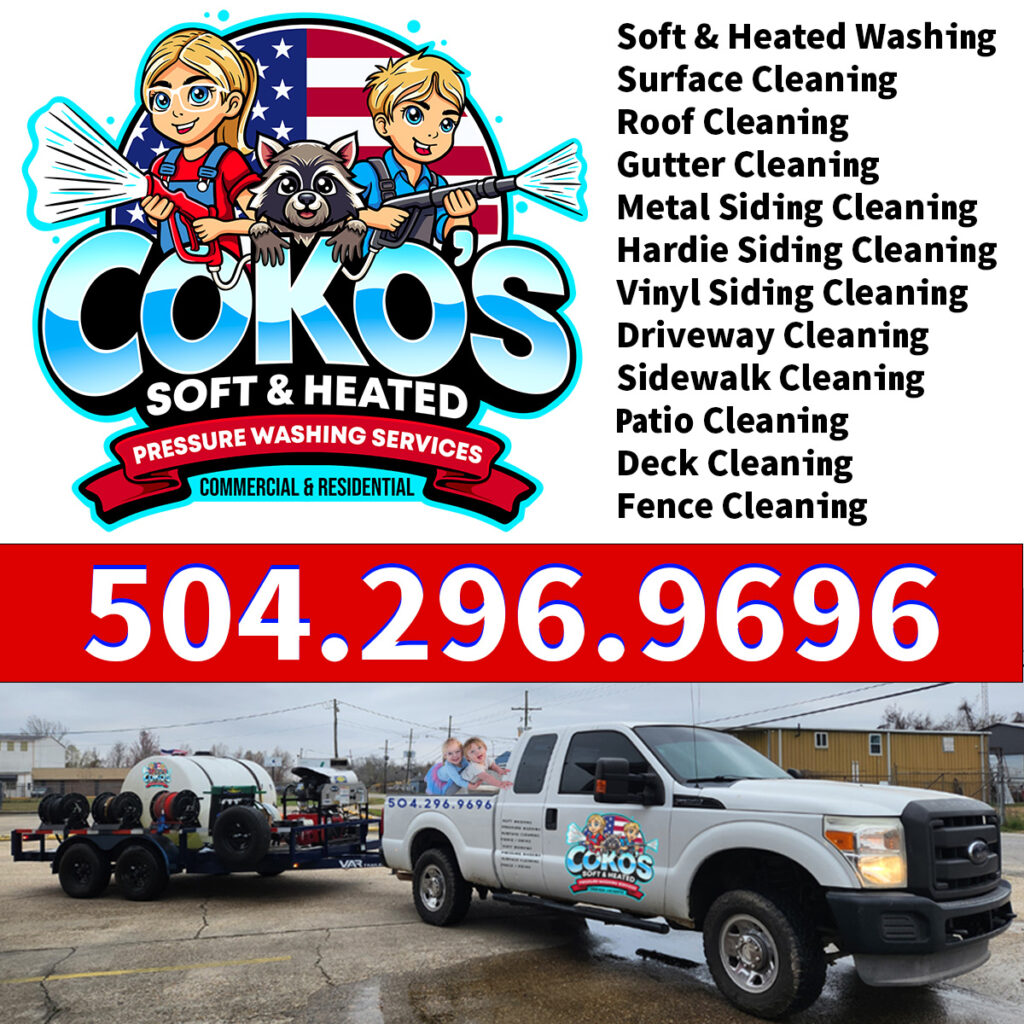 CoKo’s Soft & Heated Pressure Washing Services