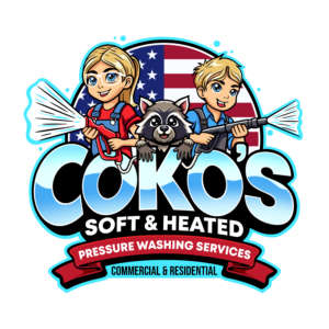 CoKo’s Soft & Heated Pressure Washing Services CoKo’s Pressure Washing logo