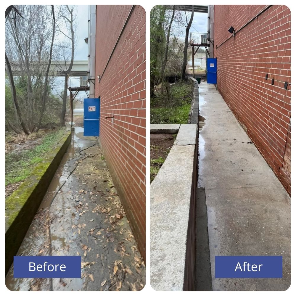 Before and after (4) Exterior cleaning before and after by CoKo’s Pressure Washing