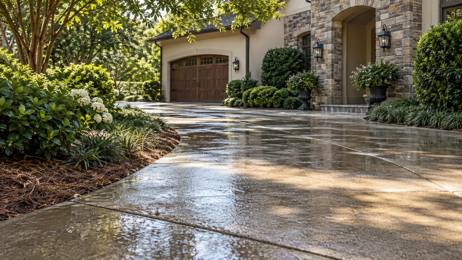 Generated service illustration for When to Use Heated Pressure Washing