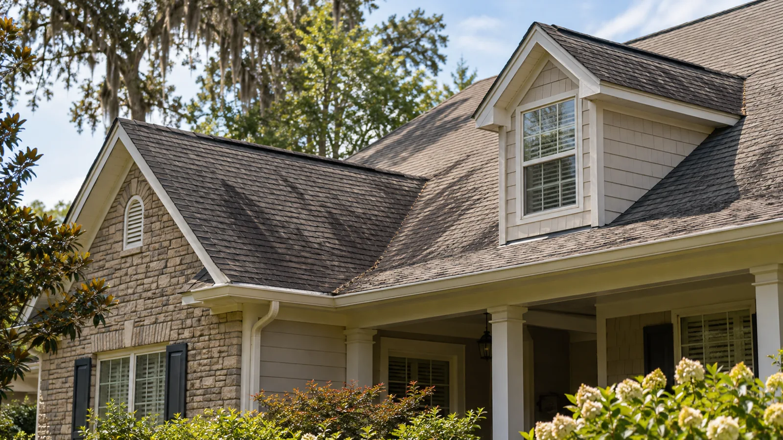 Generated service illustration for What Causes Black Streaks on Shingle Roofs