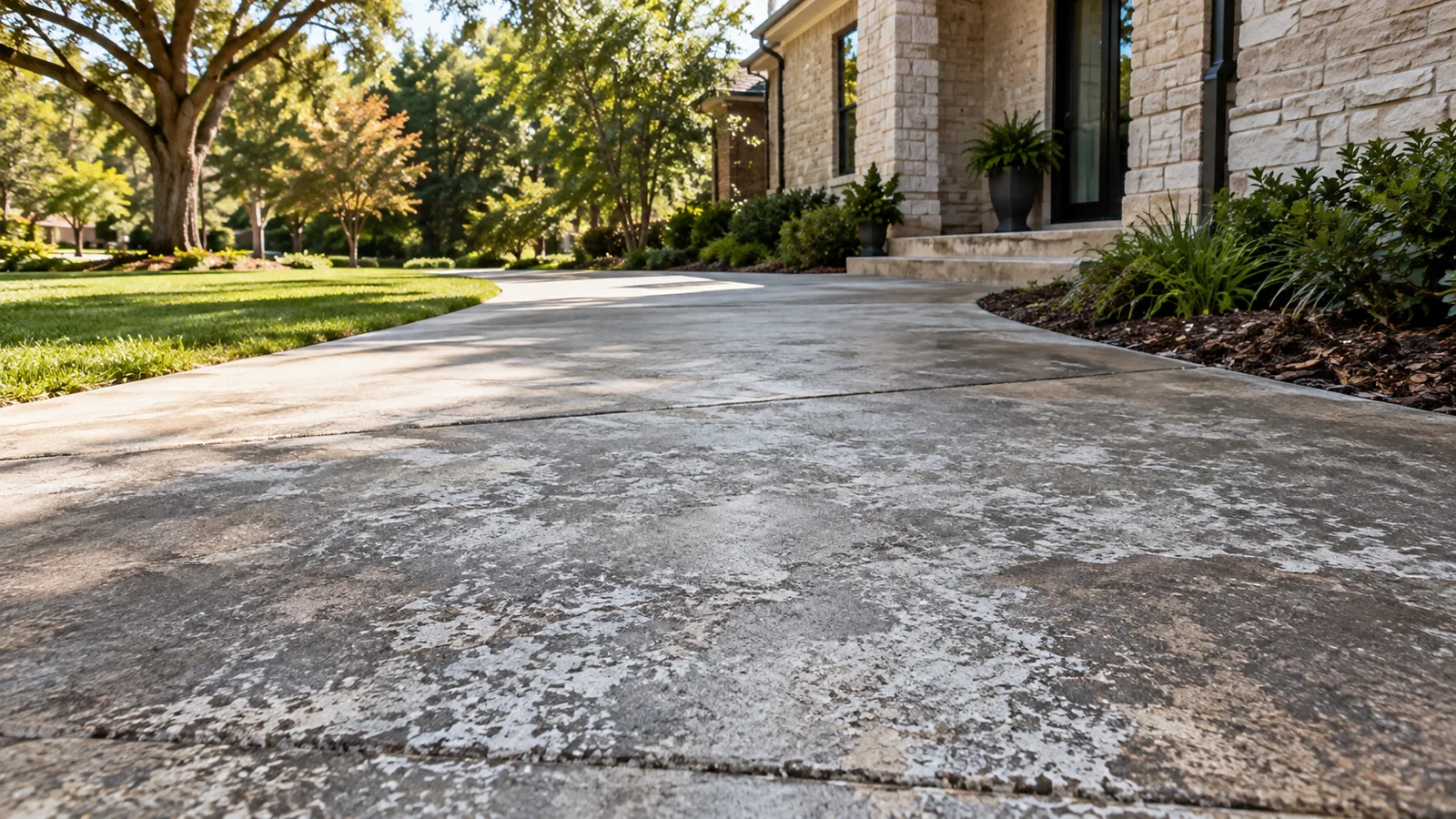 Generated service illustration for Understanding Concrete Etching and Surface Damage