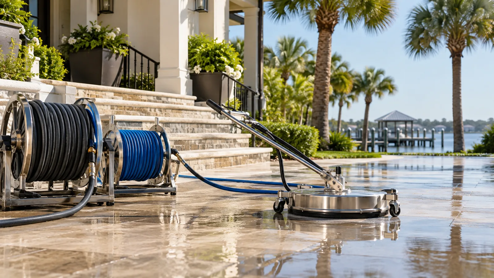 Generated service illustration for Exterior Cleaning for Hurricane Season
